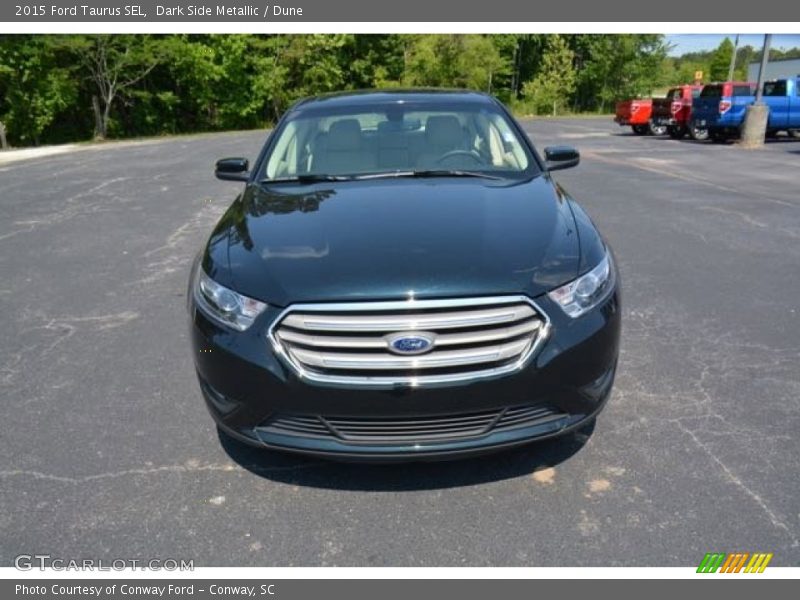 Dark Side Metallic / Dune 2015 Ford Taurus SEL