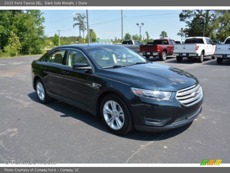 Dark Side Metallic / Dune 2015 Ford Taurus SEL