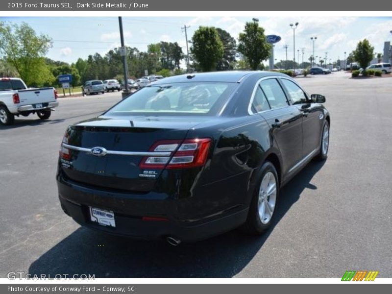 Dark Side Metallic / Dune 2015 Ford Taurus SEL