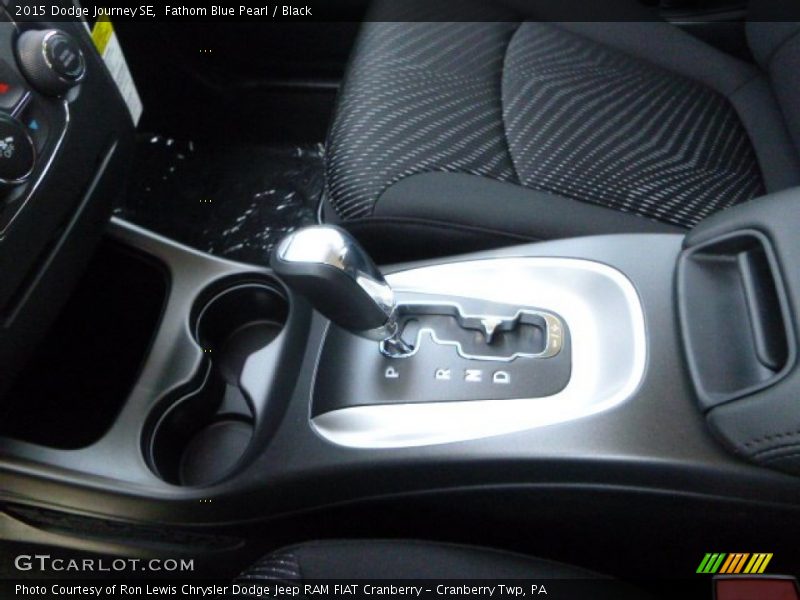 Fathom Blue Pearl / Black 2015 Dodge Journey SE
