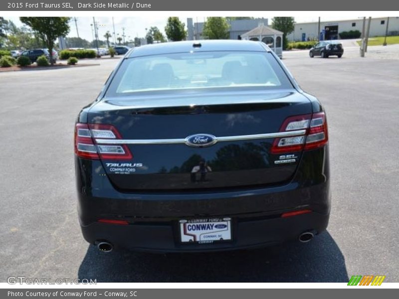 Dark Side Metallic / Dune 2015 Ford Taurus SEL