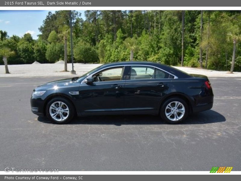 Dark Side Metallic / Dune 2015 Ford Taurus SEL