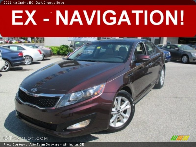 Dark Cherry / Beige 2011 Kia Optima EX