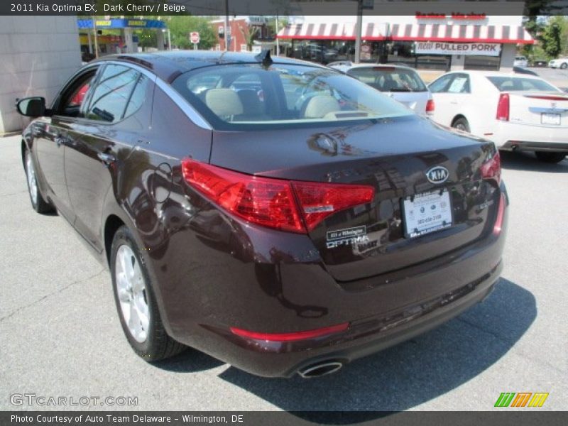 Dark Cherry / Beige 2011 Kia Optima EX