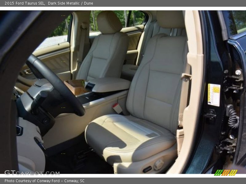 Dark Side Metallic / Dune 2015 Ford Taurus SEL