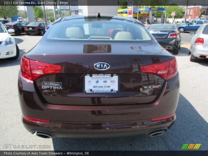 Dark Cherry / Beige 2011 Kia Optima EX