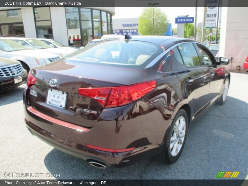 Dark Cherry / Beige 2011 Kia Optima EX