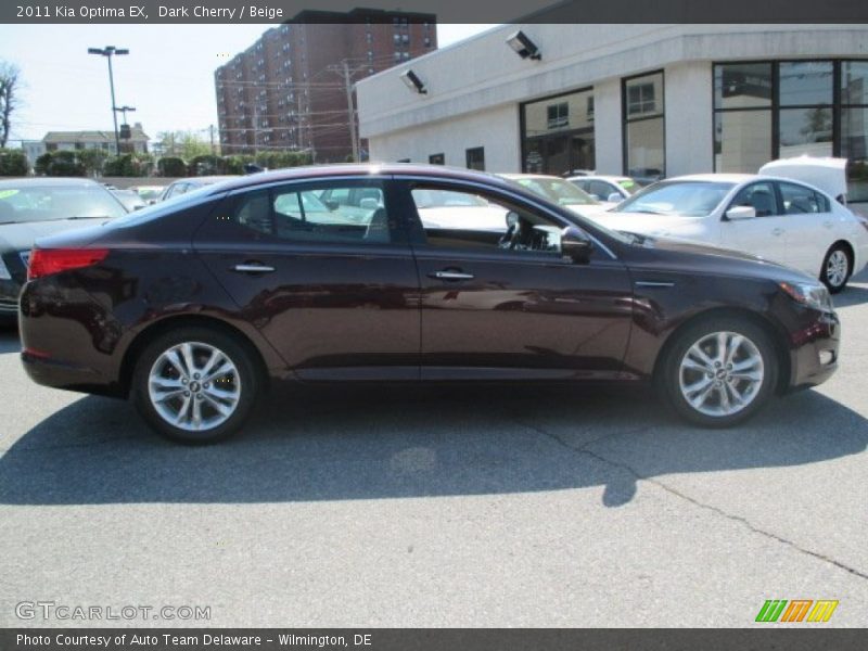 Dark Cherry / Beige 2011 Kia Optima EX