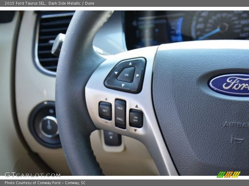 Dark Side Metallic / Dune 2015 Ford Taurus SEL