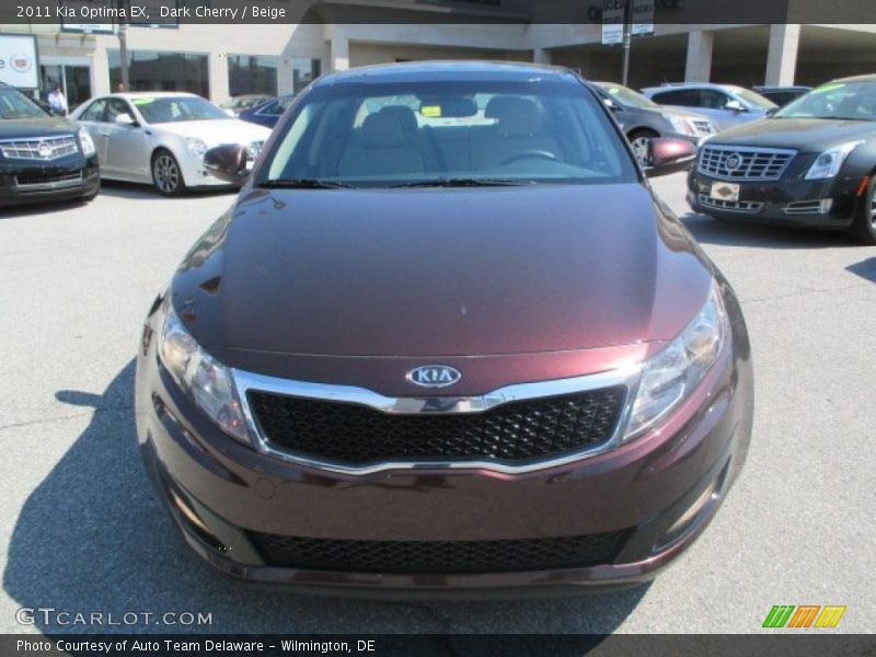 Dark Cherry / Beige 2011 Kia Optima EX