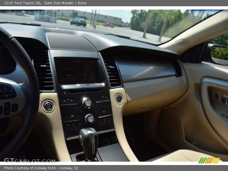 Dark Side Metallic / Dune 2015 Ford Taurus SEL