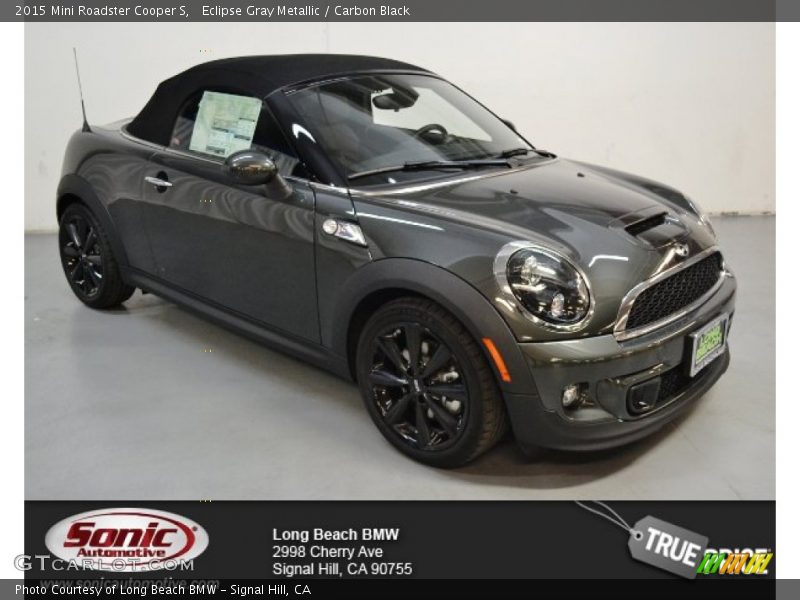  Eclipse Gray Metallic / Carbon Black 2015 Mini Roadster Cooper S