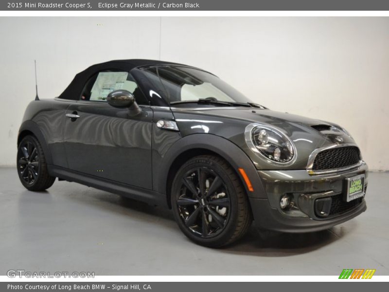  Eclipse Gray Metallic / Carbon Black 2015 Mini Roadster Cooper S