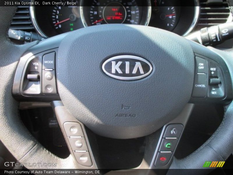 Dark Cherry / Beige 2011 Kia Optima EX