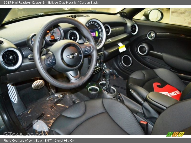  2015 Roadster Cooper S Carbon Black Interior