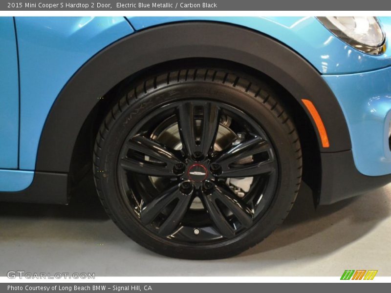 Electric Blue Metallic / Carbon Black 2015 Mini Cooper S Hardtop 2 Door