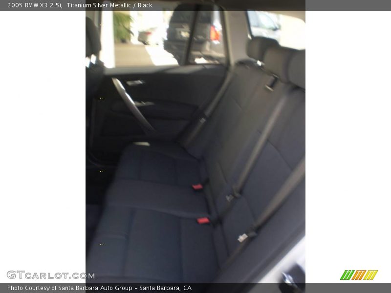 Titanium Silver Metallic / Black 2005 BMW X3 2.5i