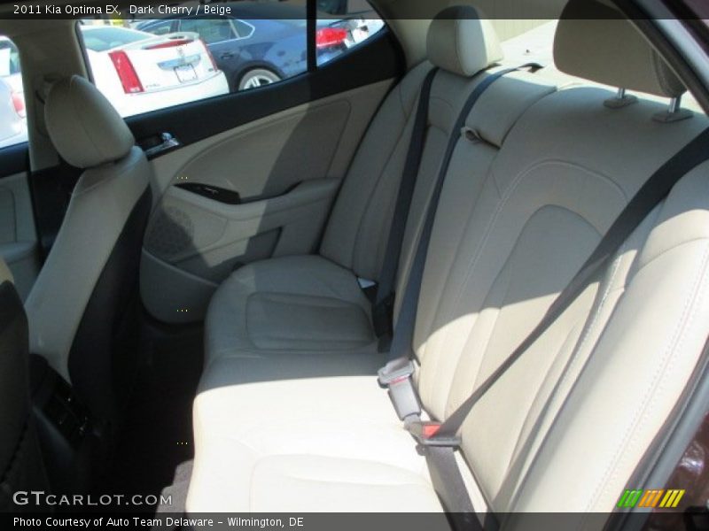 Dark Cherry / Beige 2011 Kia Optima EX