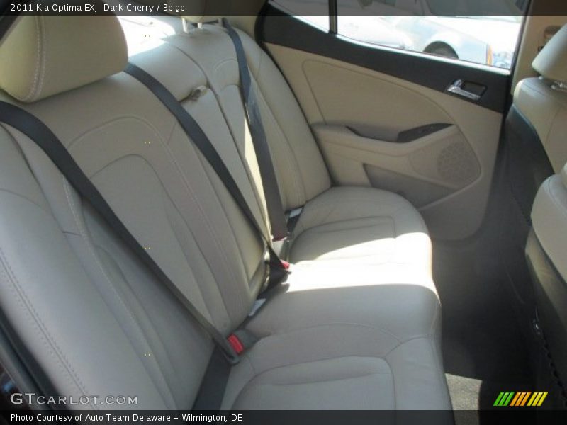 Dark Cherry / Beige 2011 Kia Optima EX