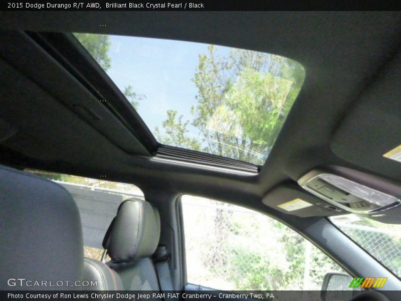 Brilliant Black Crystal Pearl / Black 2015 Dodge Durango R/T AWD