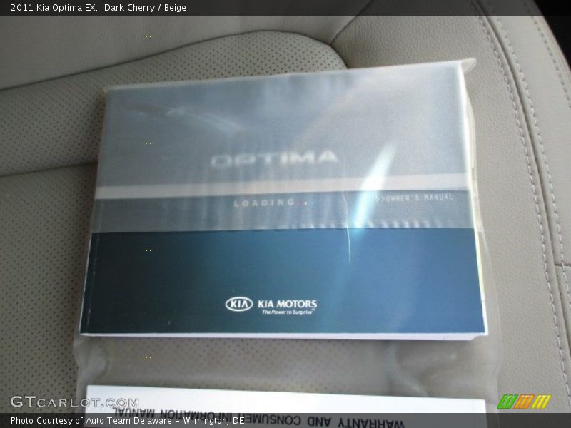 Dark Cherry / Beige 2011 Kia Optima EX
