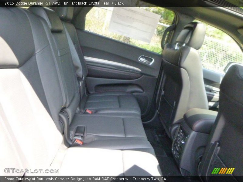 Brilliant Black Crystal Pearl / Black 2015 Dodge Durango R/T AWD