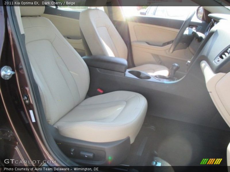 Dark Cherry / Beige 2011 Kia Optima EX