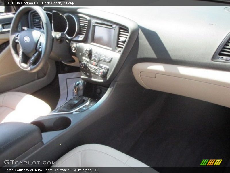 Dark Cherry / Beige 2011 Kia Optima EX