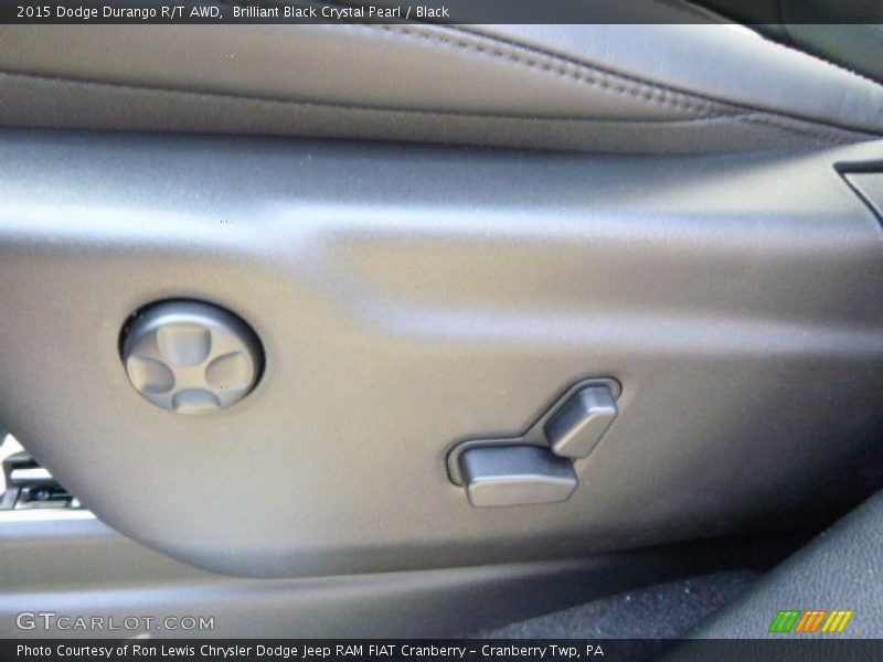 Brilliant Black Crystal Pearl / Black 2015 Dodge Durango R/T AWD