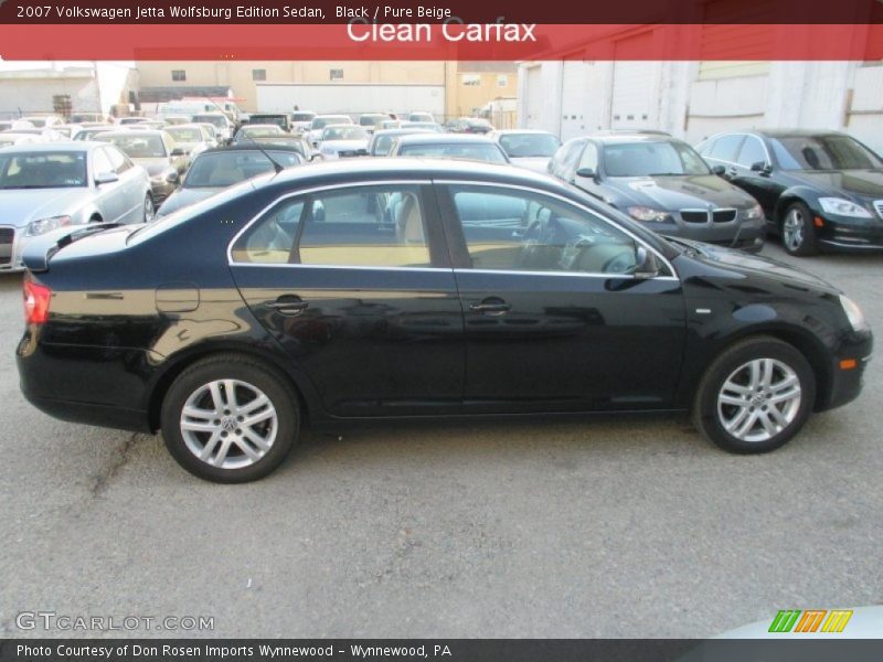 Black / Pure Beige 2007 Volkswagen Jetta Wolfsburg Edition Sedan