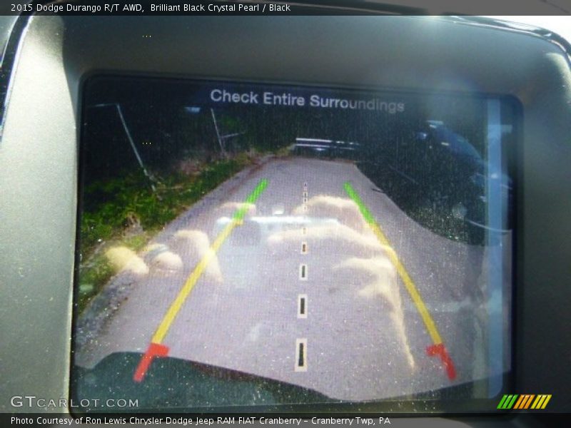 Brilliant Black Crystal Pearl / Black 2015 Dodge Durango R/T AWD