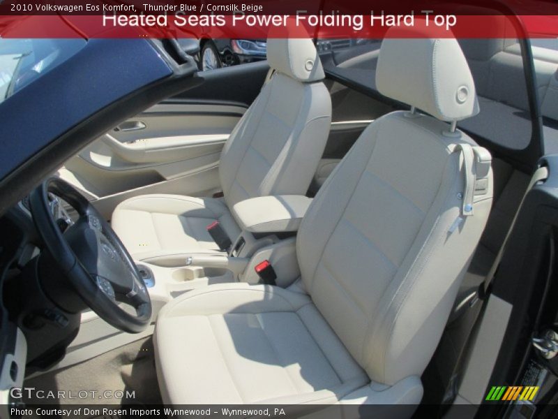 Thunder Blue / Cornsilk Beige 2010 Volkswagen Eos Komfort
