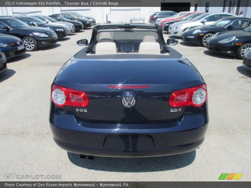 Thunder Blue / Cornsilk Beige 2010 Volkswagen Eos Komfort