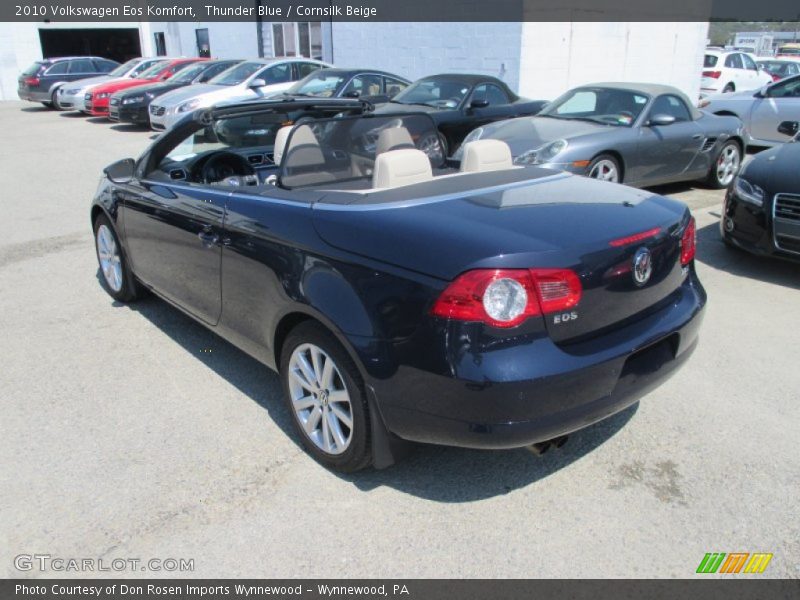 Thunder Blue / Cornsilk Beige 2010 Volkswagen Eos Komfort