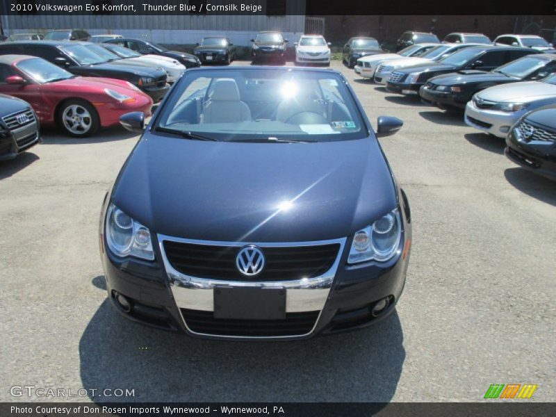 Thunder Blue / Cornsilk Beige 2010 Volkswagen Eos Komfort