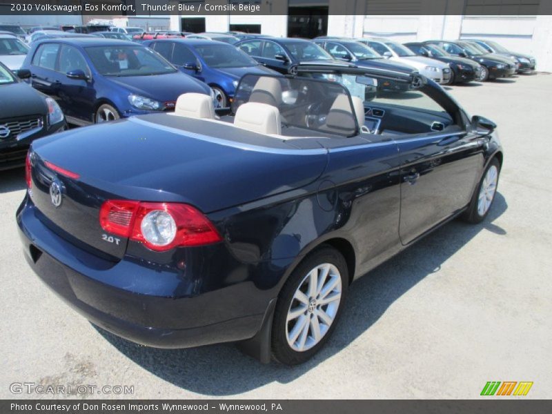 Thunder Blue / Cornsilk Beige 2010 Volkswagen Eos Komfort