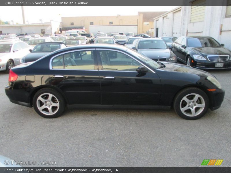 Black Obsidian / Willow 2003 Infiniti G 35 Sedan