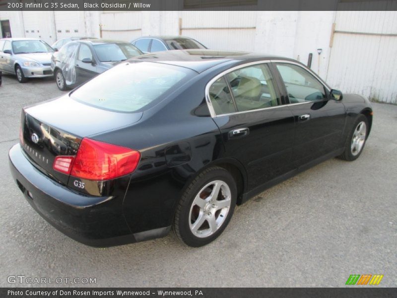 Black Obsidian / Willow 2003 Infiniti G 35 Sedan
