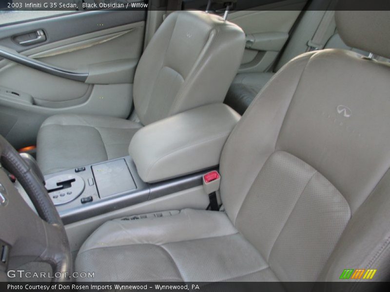 Black Obsidian / Willow 2003 Infiniti G 35 Sedan