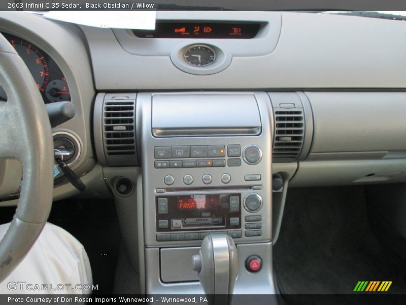 Black Obsidian / Willow 2003 Infiniti G 35 Sedan