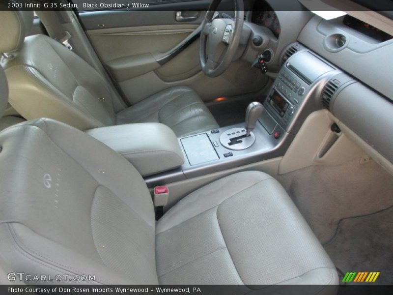 Black Obsidian / Willow 2003 Infiniti G 35 Sedan