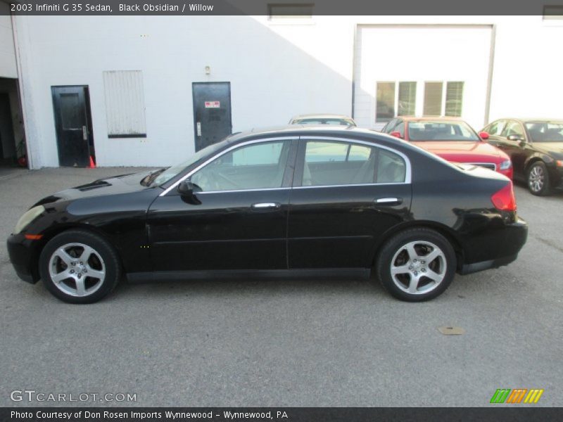 Black Obsidian / Willow 2003 Infiniti G 35 Sedan