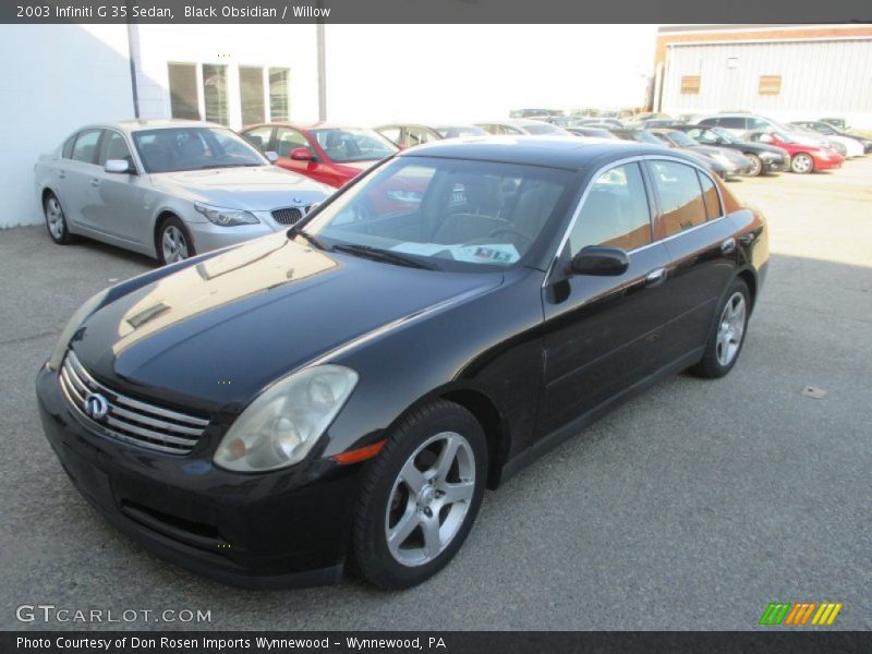 Black Obsidian / Willow 2003 Infiniti G 35 Sedan