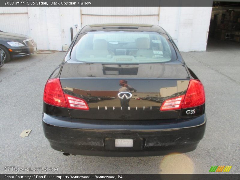 Black Obsidian / Willow 2003 Infiniti G 35 Sedan