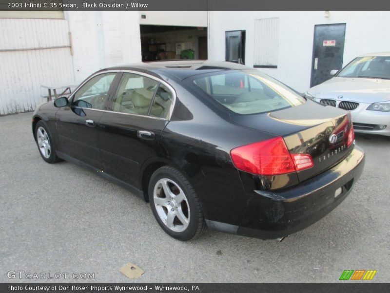 Black Obsidian / Willow 2003 Infiniti G 35 Sedan