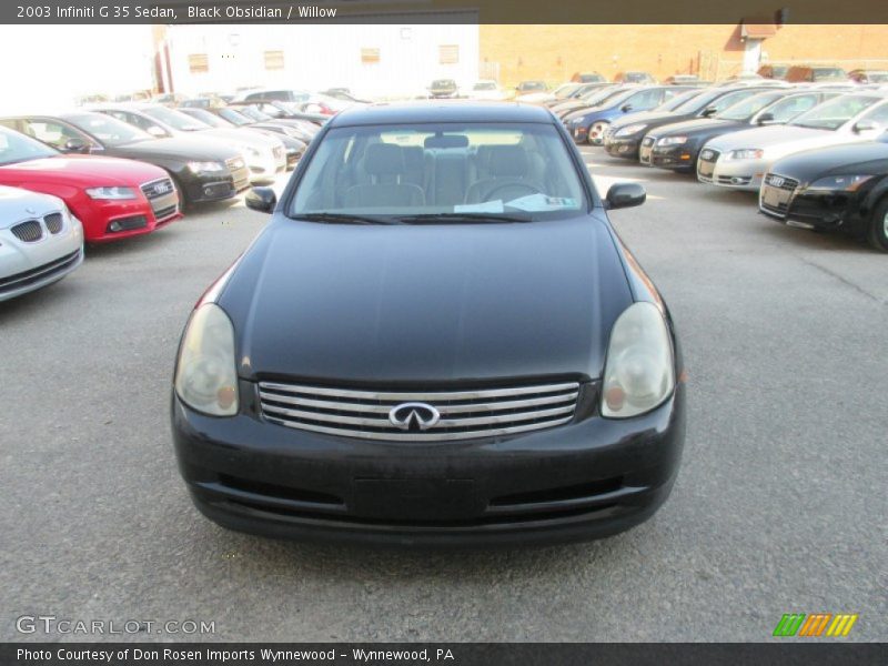 Black Obsidian / Willow 2003 Infiniti G 35 Sedan