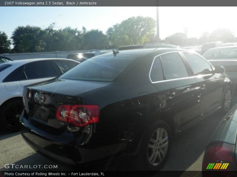 Black / Anthracite 2007 Volkswagen Jetta 2.5 Sedan