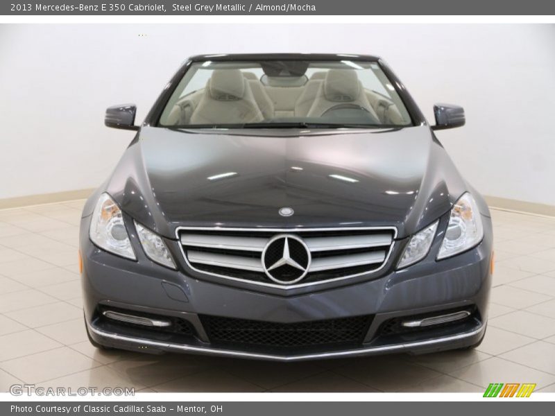 Steel Grey Metallic / Almond/Mocha 2013 Mercedes-Benz E 350 Cabriolet