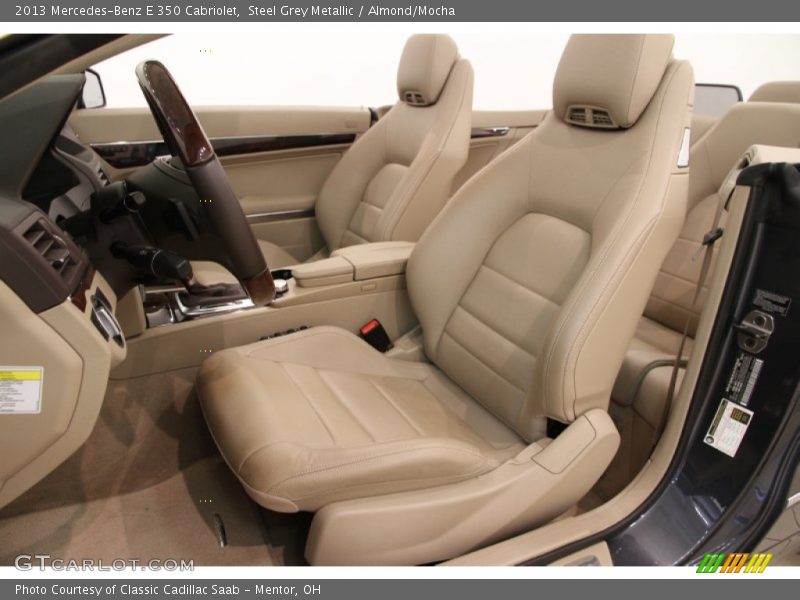 Steel Grey Metallic / Almond/Mocha 2013 Mercedes-Benz E 350 Cabriolet