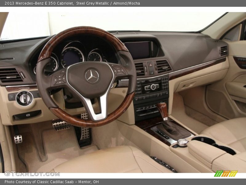 Steel Grey Metallic / Almond/Mocha 2013 Mercedes-Benz E 350 Cabriolet